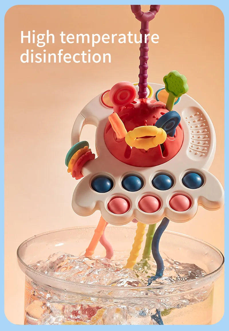 Silicone Pull String Sensory Toys