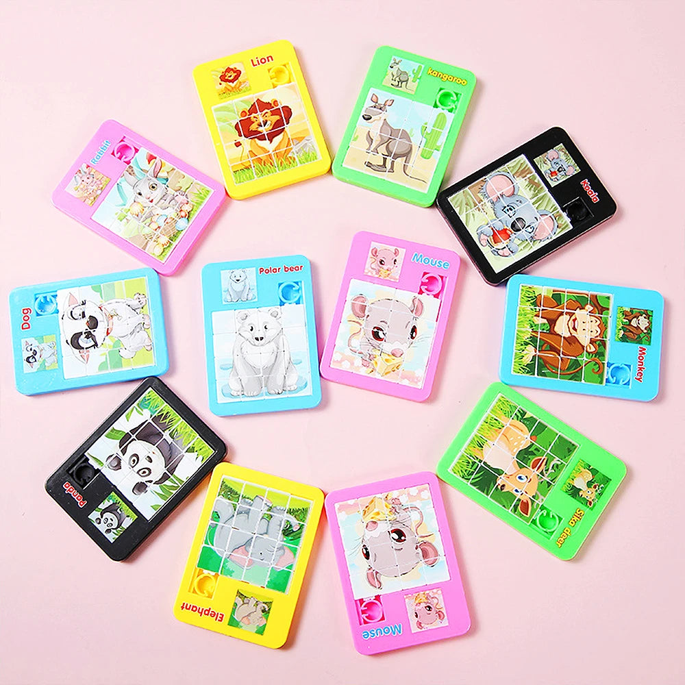 Animal Puzzles Early Educational Toy (1Pcs Random)