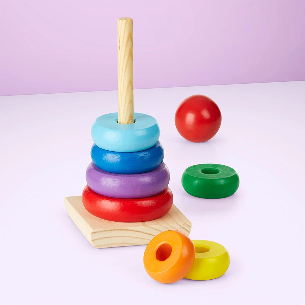 Wooden Rainbow Tower